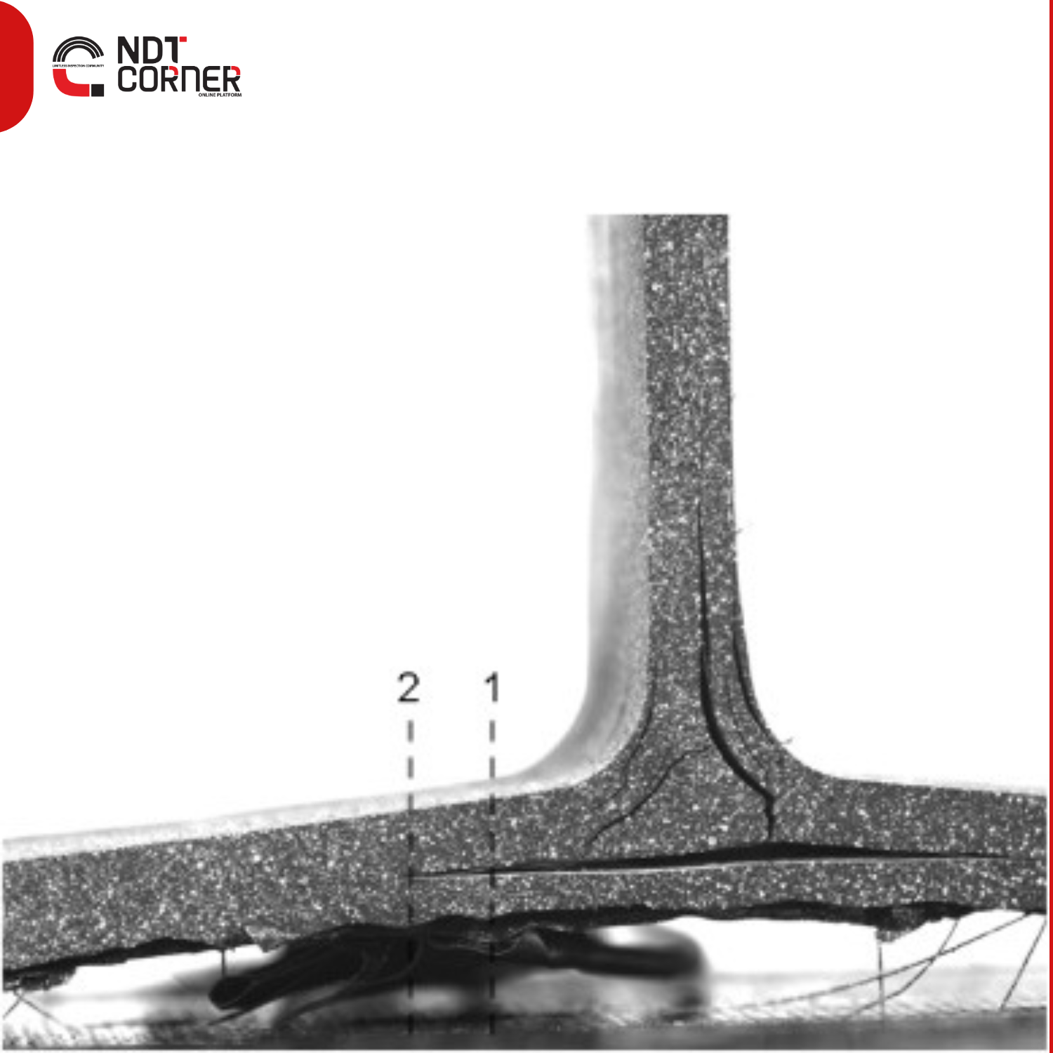 Material-enabled damage inspection of multifunctional shape memory alloy tufted composite T-joints